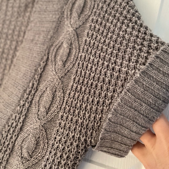 G21 EUC cable-knit button closure cardigan short-sleeve - Picture 5 of 5